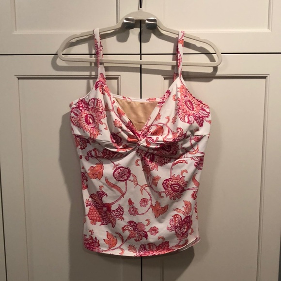 Lands’ End Paisley Tankini Size 16 Like New - Picture 1 of 7